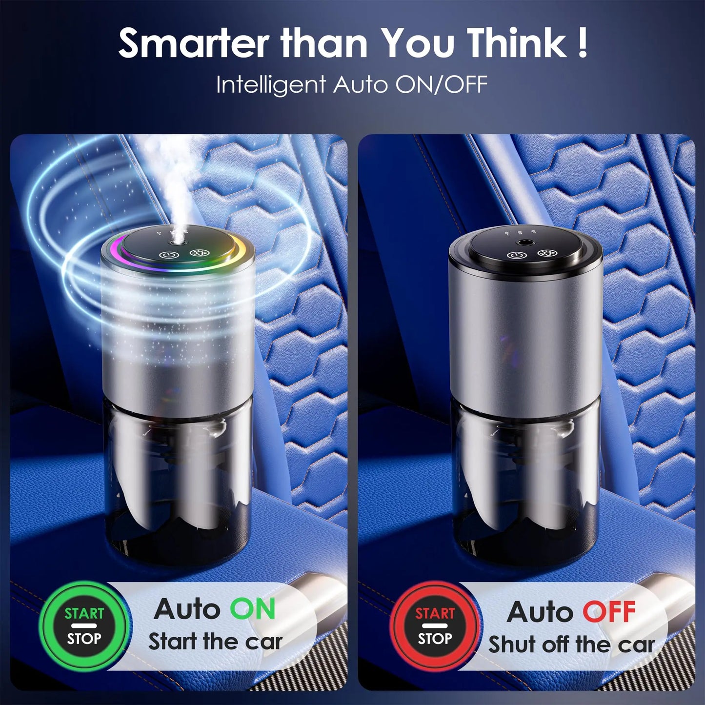 Rechargeable Smart Car Aroma Diffuser