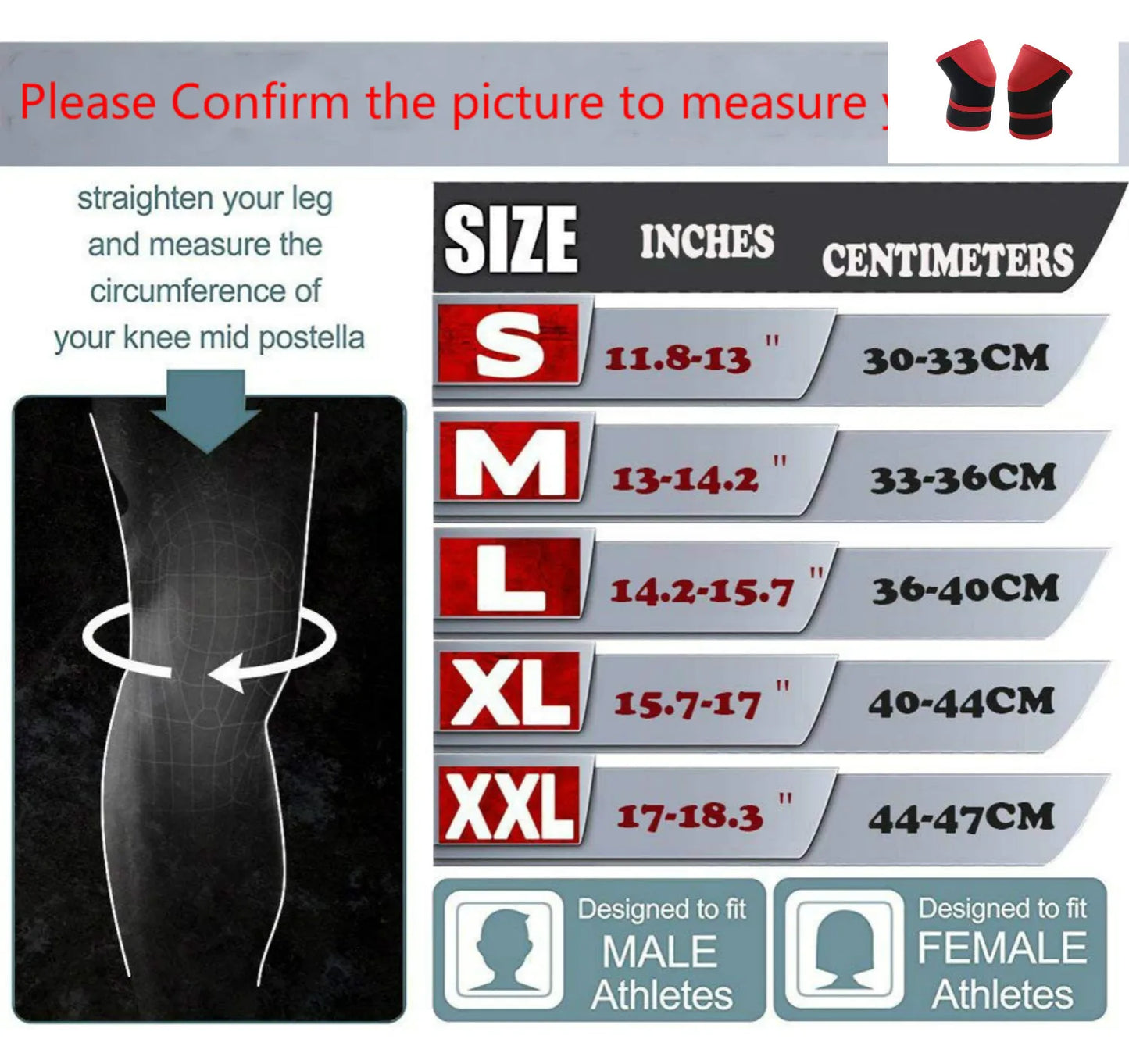 7mm Neoprene Knee Sleeves (1 Pair)