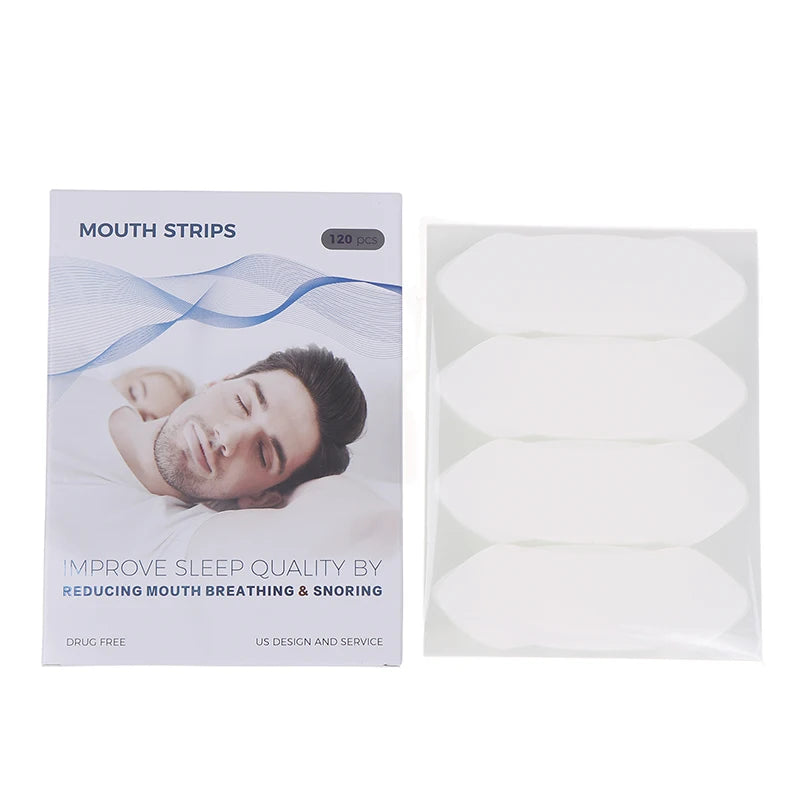 Anti-Snoring Mouth Tape – Breathable Sleep Aid
