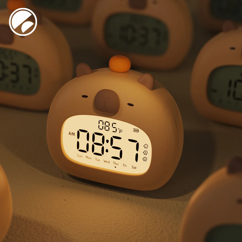 Capybara Kids LED Alarm Clock