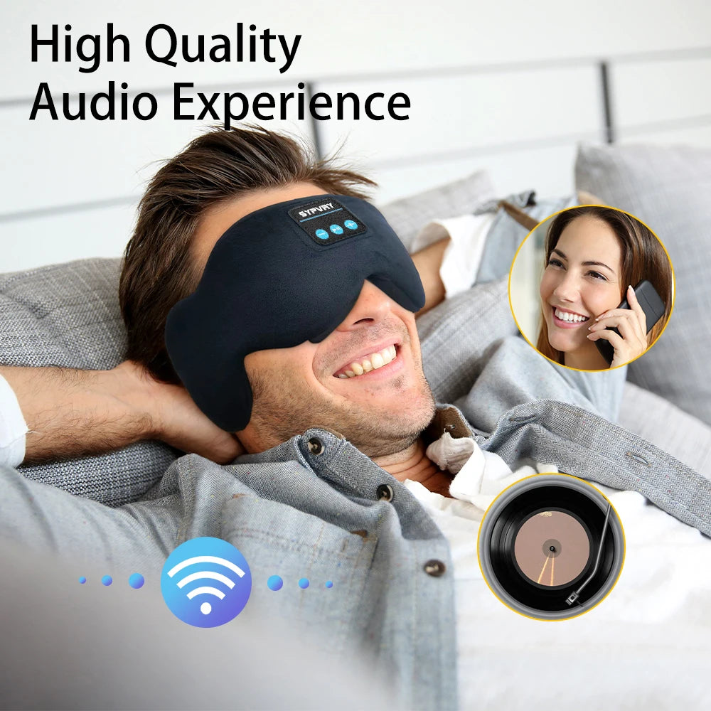 Bluetooth Sleep Mask with Headphones