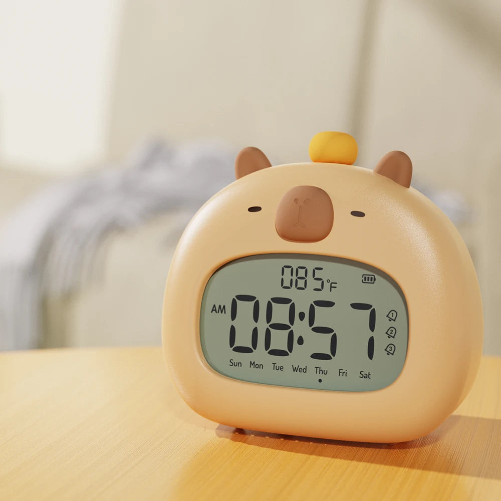 Capybara Kids LED Alarm Clock