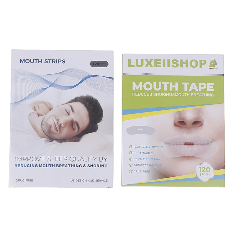 Anti-Snoring Mouth Tape – Breathable Sleep Aid