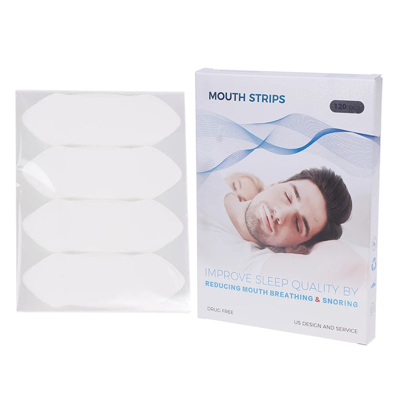 Anti-Snoring Mouth Tape – Breathable Sleep Aid