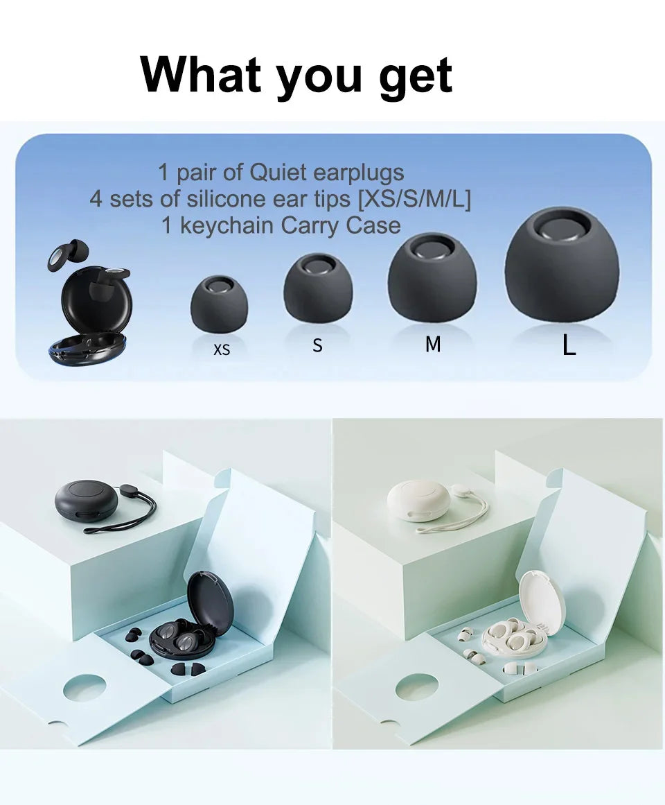 Quiet Ear Plugs – Reusable Noise Reduction