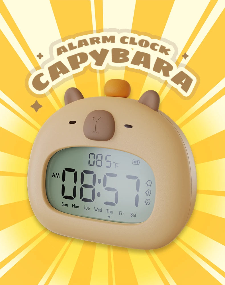 Capybara Kids LED Alarm Clock