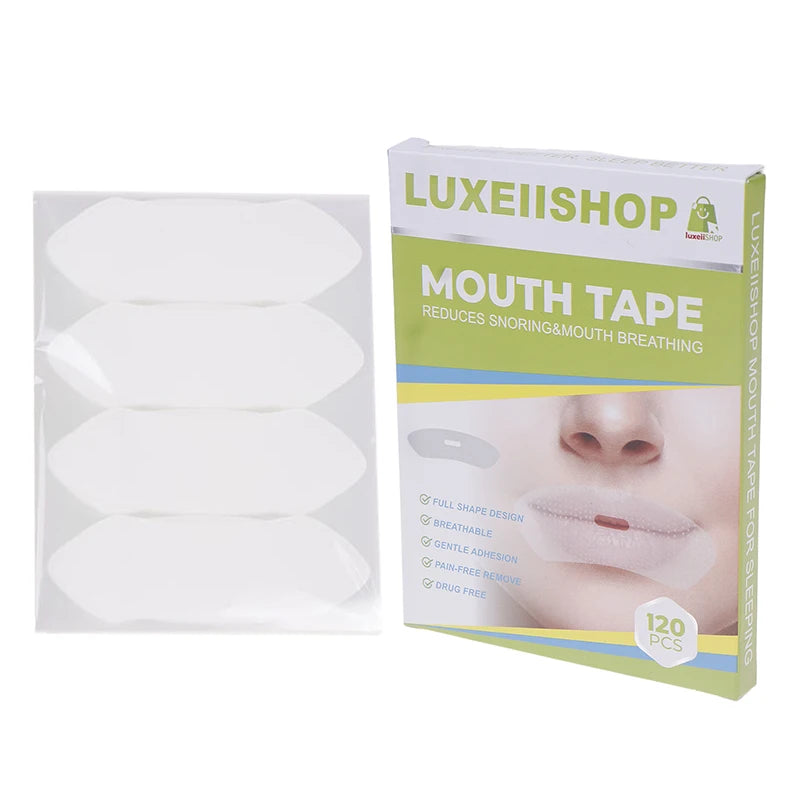 Anti-Snoring Mouth Tape – Breathable Sleep Aid
