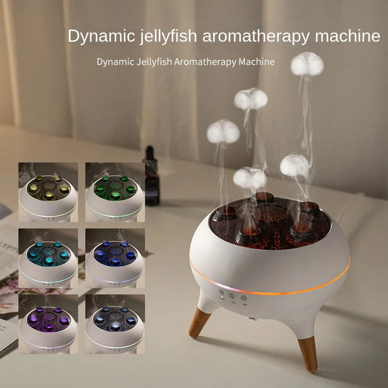 Magical Jellyfish Flame Essential Oil Diffuser