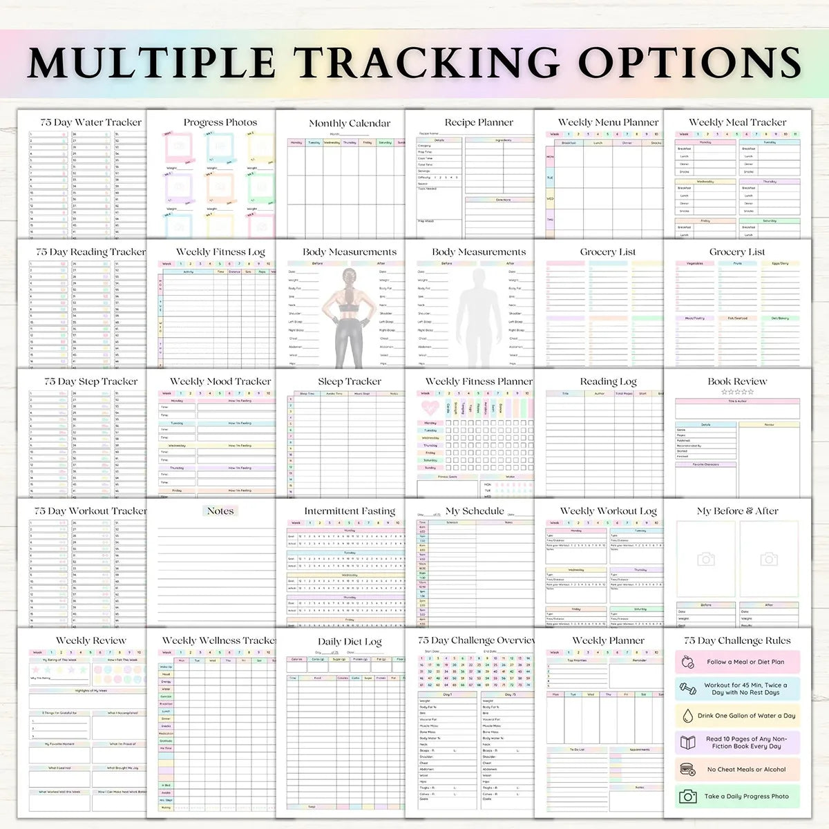 FocusTrack™ 75-Day Goal Planner