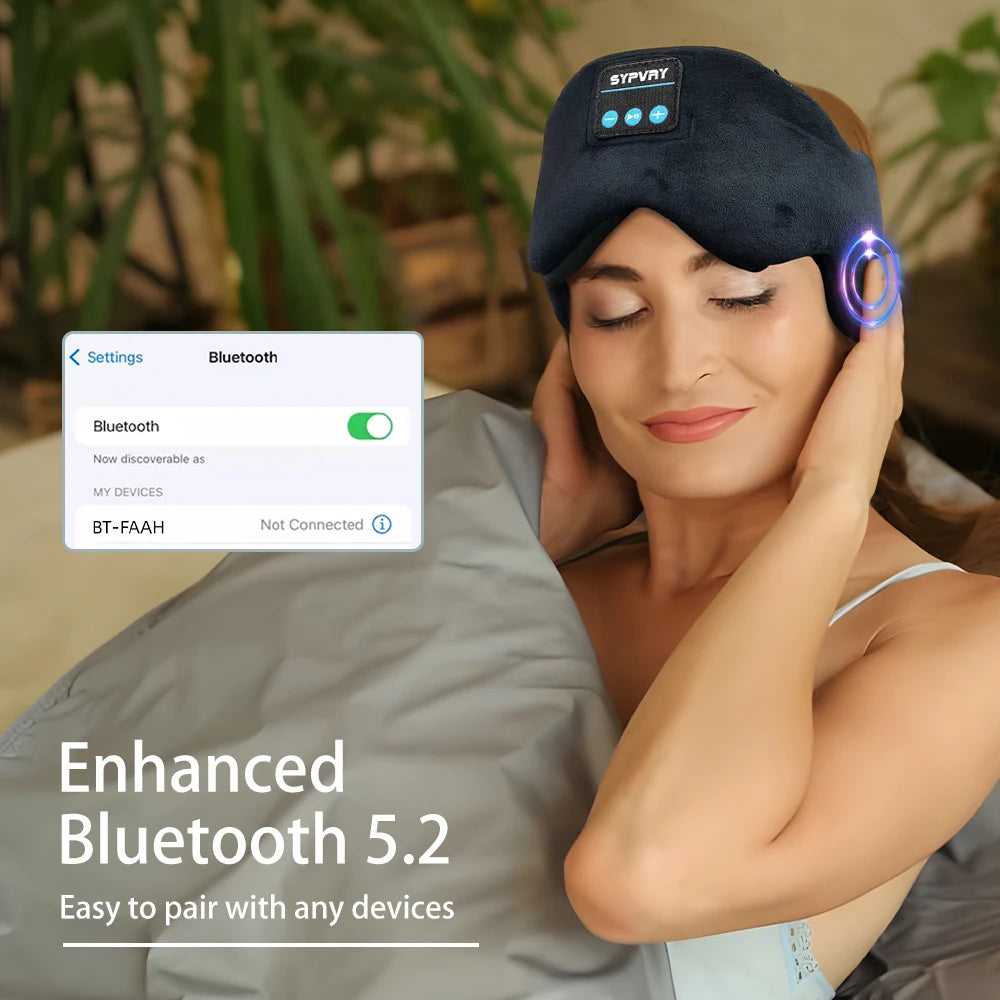 Bluetooth Sleep Mask with Headphones