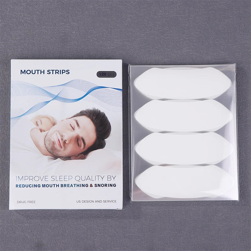 Anti-Snoring Mouth Tape – Breathable Sleep Aid