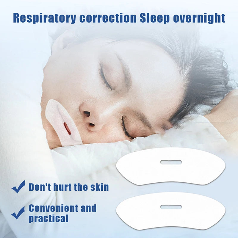 Anti-Snoring Mouth Tape – Breathable Sleep Aid