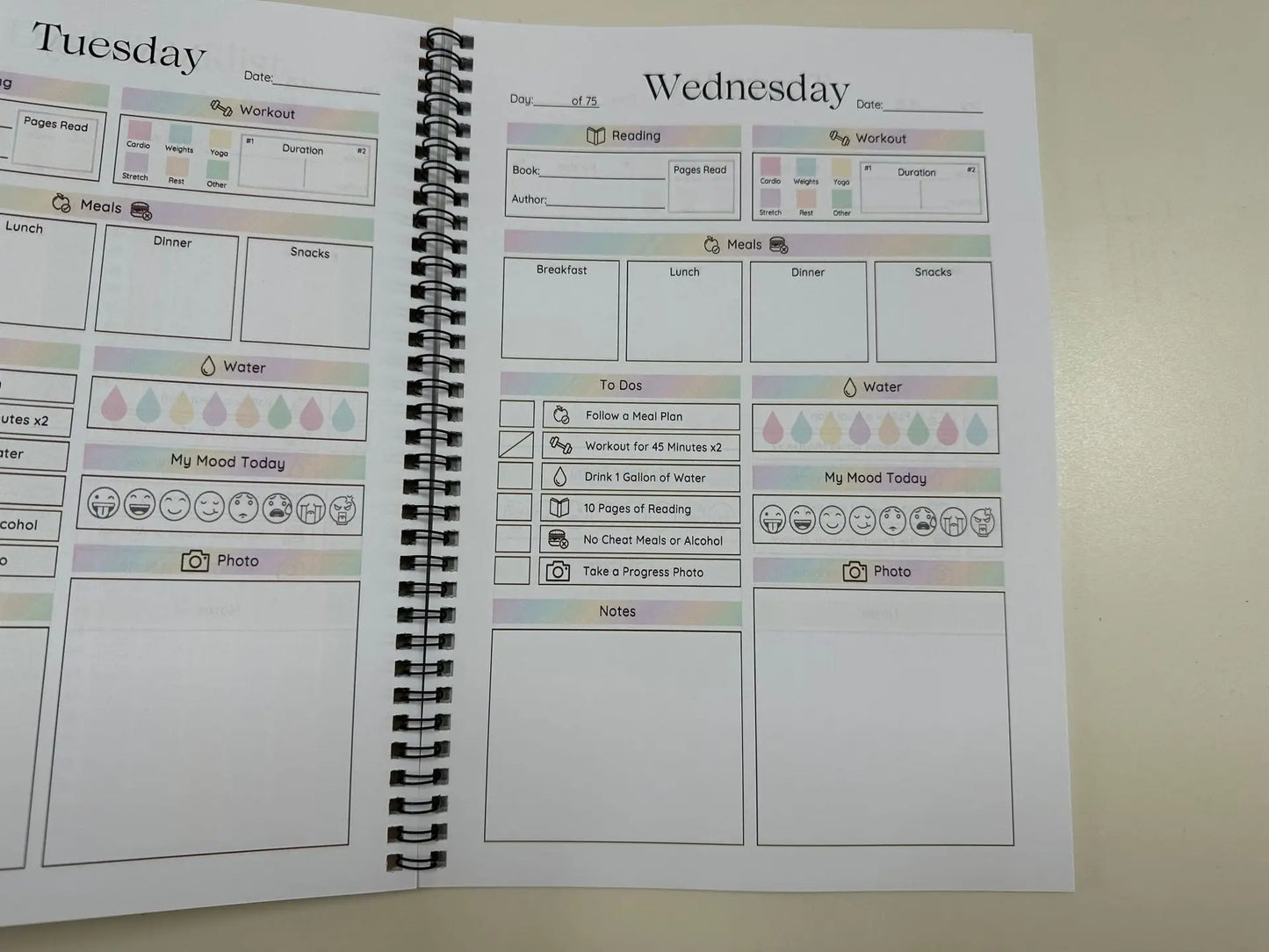 FocusTrack™ 75-Day Goal Planner