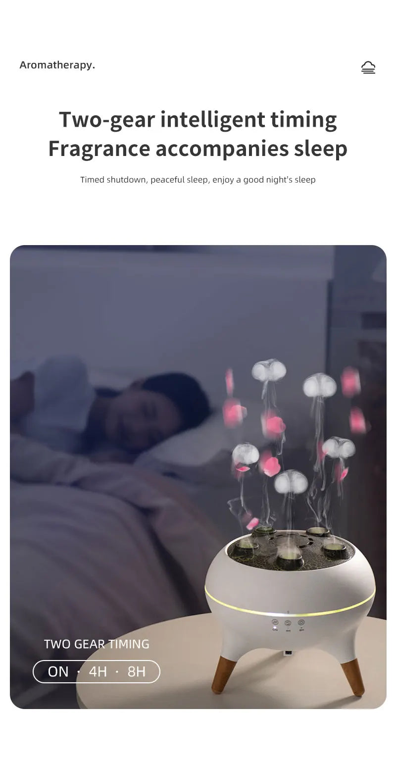 Magical Jellyfish Flame Essential Oil Diffuser