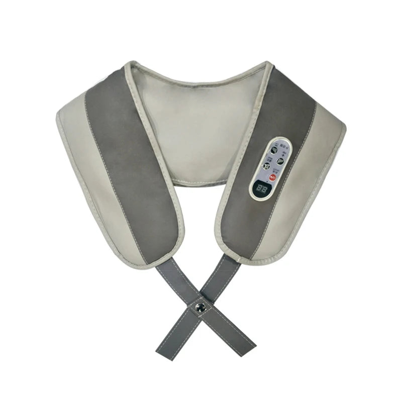 Gray Multi-Style Heated Neck & Shoulder Massager