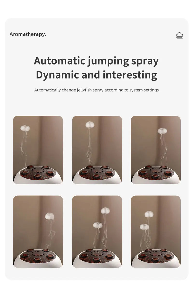 Magical Jellyfish Flame Essential Oil Diffuser