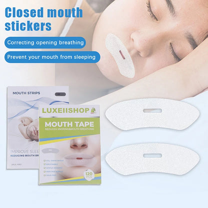 Anti-Snoring Mouth Tape – Breathable Sleep Aid