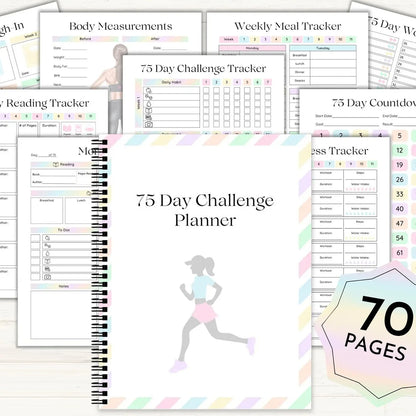 FocusTrack™ 75-Day Goal Planner