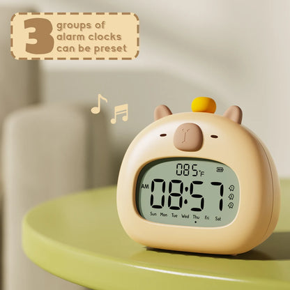 Capybara Kids LED Alarm Clock