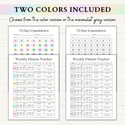 FocusTrack™ 75-Day Goal Planner