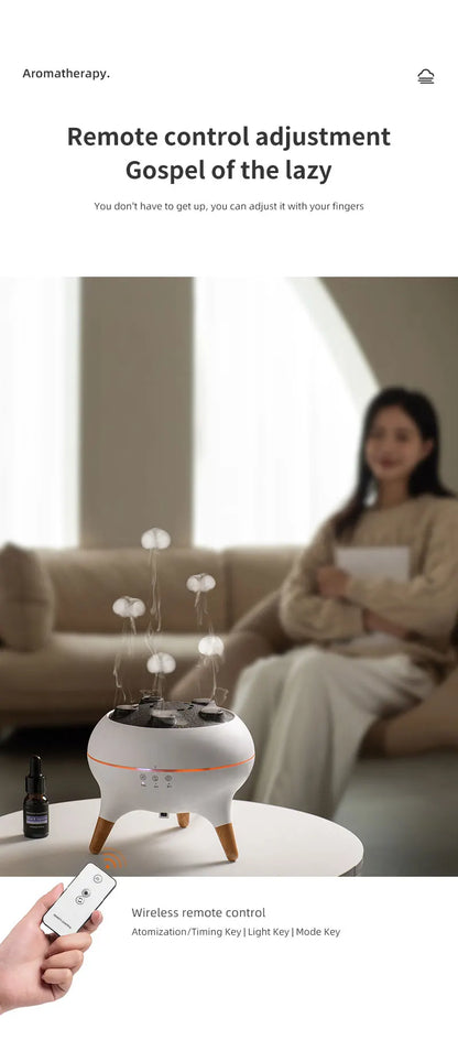 Magical Jellyfish Flame Essential Oil Diffuser