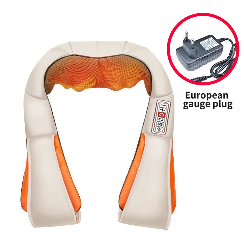 Gray Multi-Style Heated Neck & Shoulder Massager