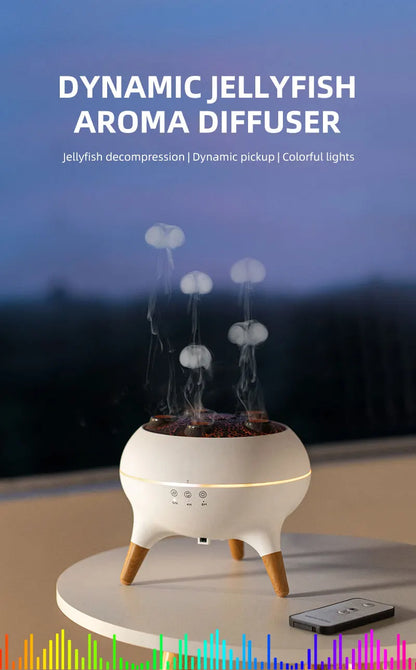 Magical Jellyfish Flame Essential Oil Diffuser