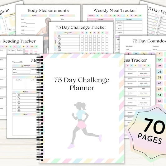 FocusTrack™ 75-Day Goal Planner
