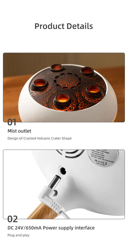 Magical Jellyfish Flame Essential Oil Diffuser