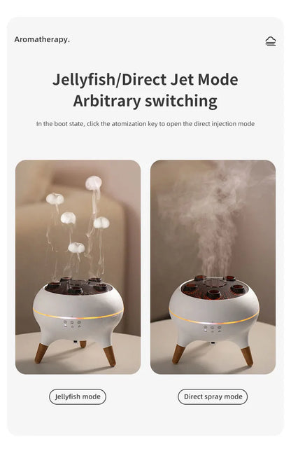 Magical Jellyfish Flame Essential Oil Diffuser
