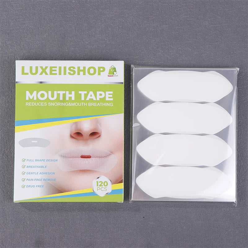 Anti-Snoring Mouth Tape – Breathable Sleep Aid