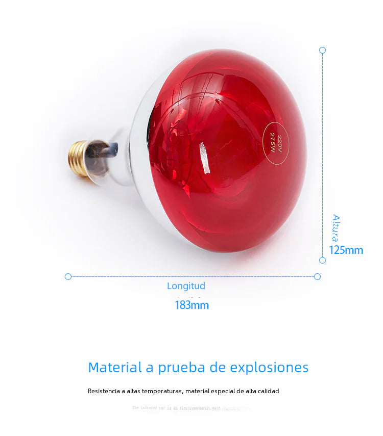 Infrared Therapy Red Light Heating Lamp for Wellness